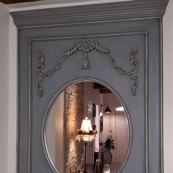 Cadre gris bleuté patine ombré