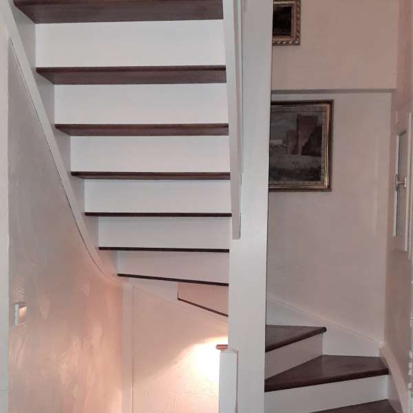 Contre marches peintes